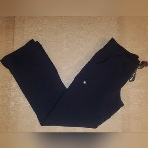 FIGS Women's Kade Cargo Scrub Pants Navy Sz S Tall